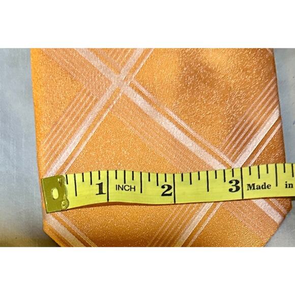 3x 100% Silk Necktie LOT — Brutini Graphic • Copper Windowpane • Bruno Fratelli - Picture 3 of 11